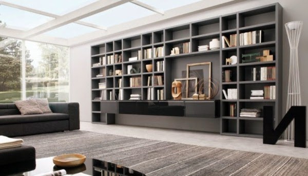 Practical bookcase for home