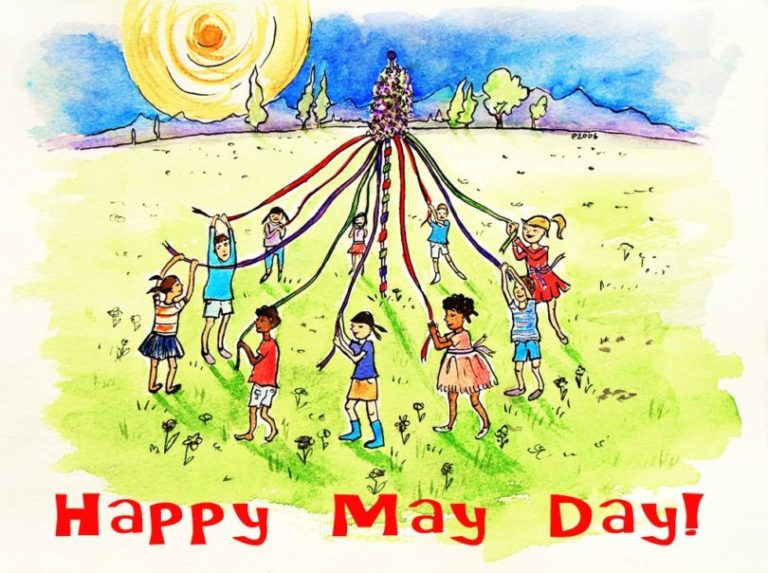 Happy May Day Celebration