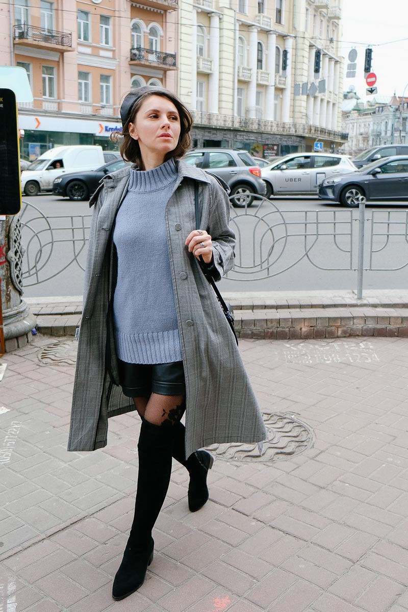 украинский блогер Гилка Елена Ukrainian street fashion