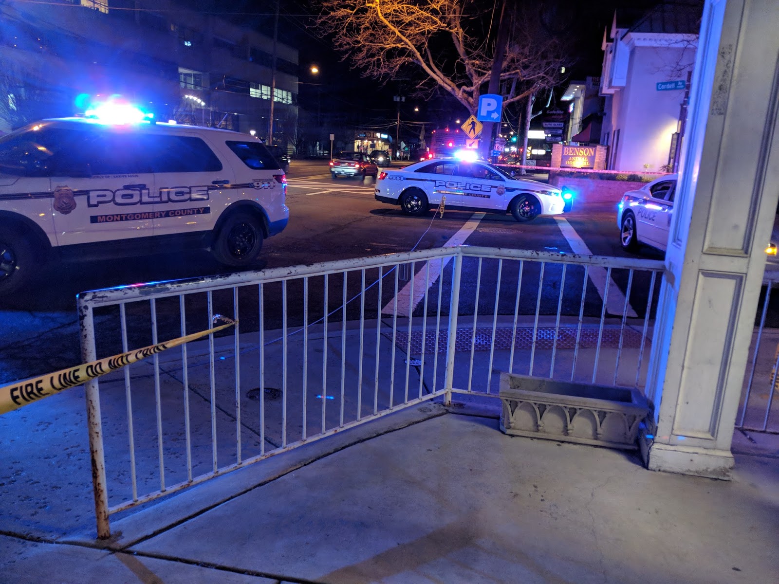 Robert Dyer Bethesda Row Cordell Ave. closed at Old Rd