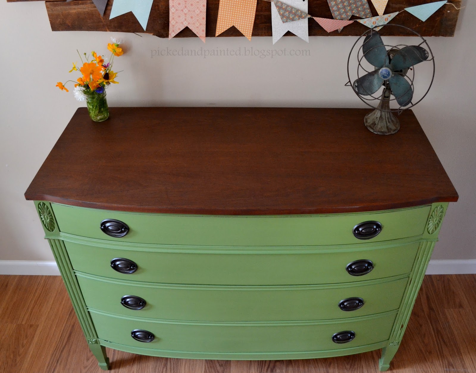 Helen Nichole Designs Dresser Moss Point Green