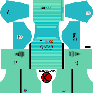 Barcelona kits 2016/2017 - Dream League Soccer 2017 & FTS15