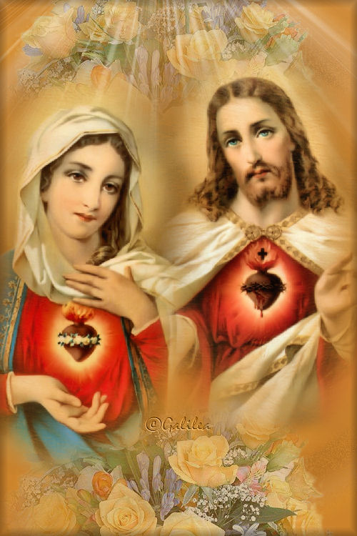 Resultado de imagen de imagenes catolicas seguras de Jesus y Maria