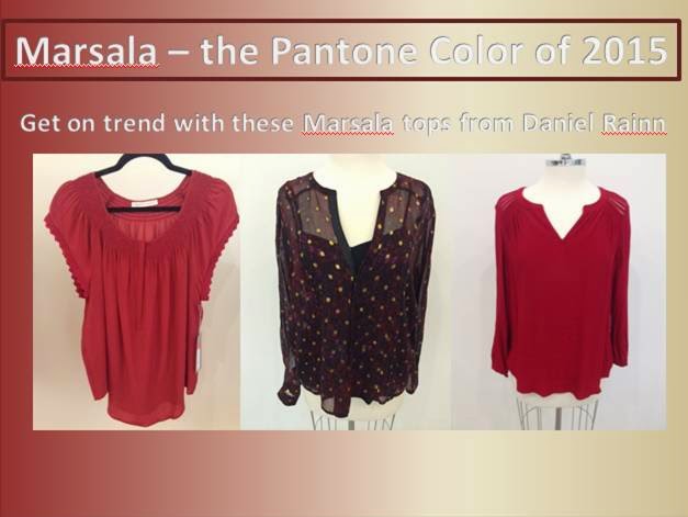 Marsala Color Trend 2015 Fashion