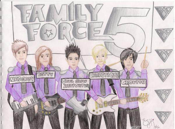 Family Force 5 - III.V 2012 Band Members