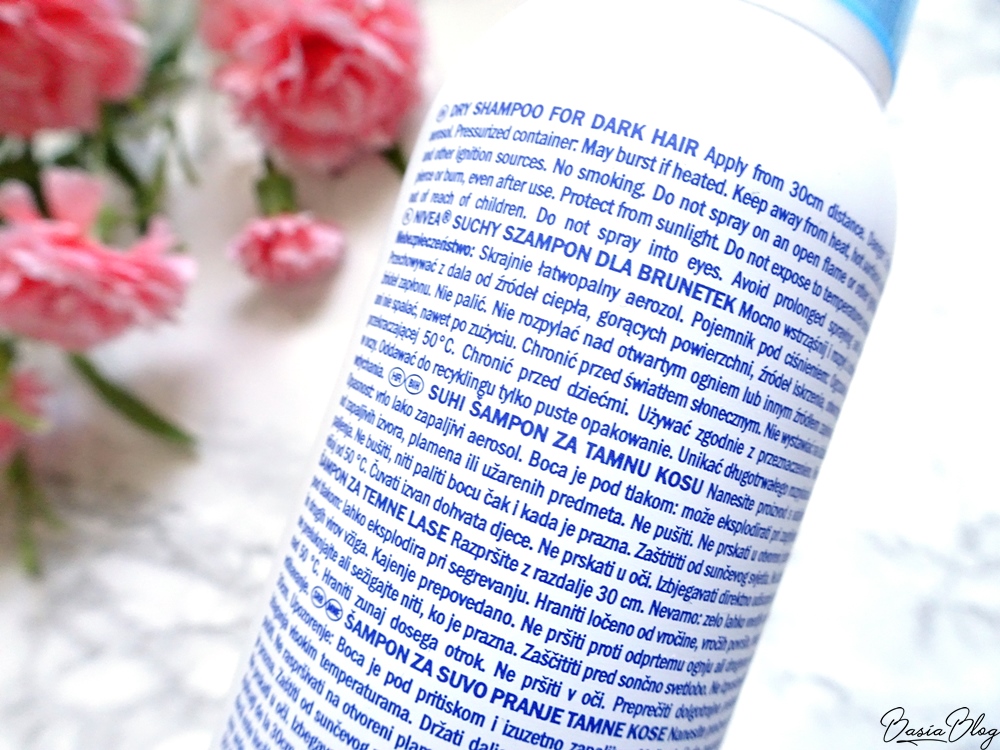 Nivea Fresh Revive, suchy szampon dla brunetek, dark tones, barwiony suchy szampon, dobry suchy szampon, suchy szampon który nie bieli włosów, have a great hair day