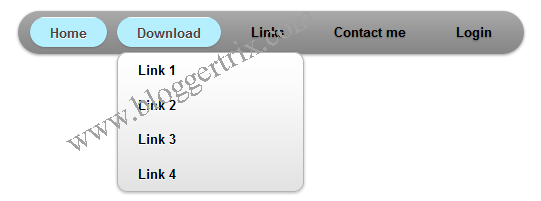 myblogs: How To Add Cool Horizontal CSS Menu Bar For Blogger