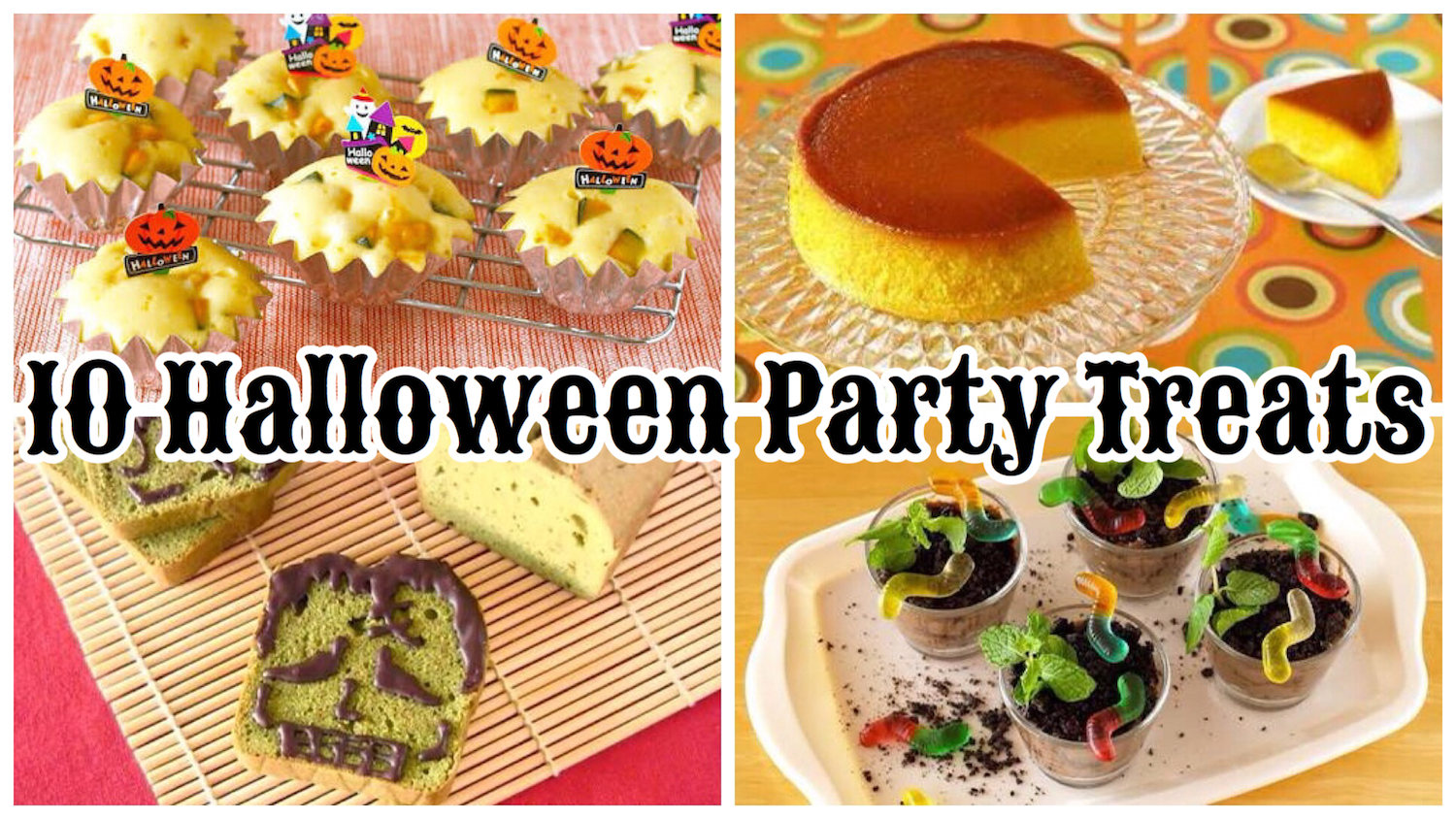 10 Best Halloween Party Treats Cute Fun And Easy Recipes Ochikeron Create Eat Happy Easy Kawaii Japanese Home Cooking