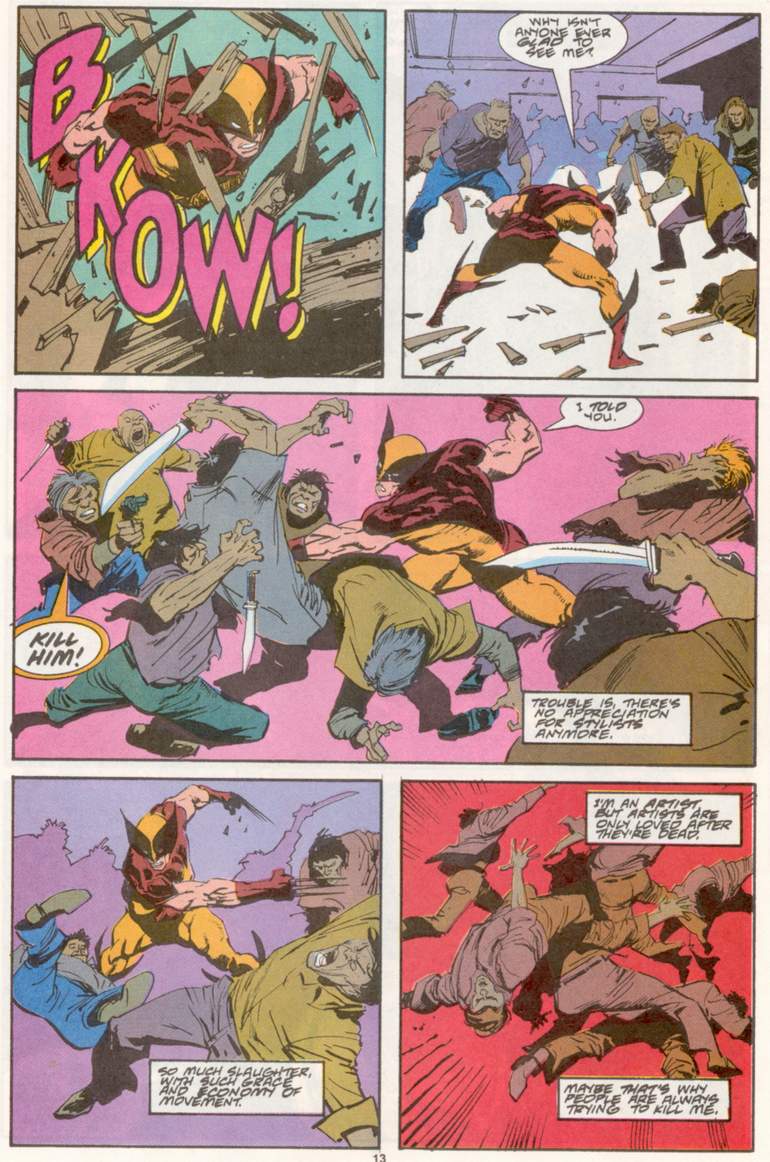 Read online Wolverine (1988) comic -  Issue #16 - 11