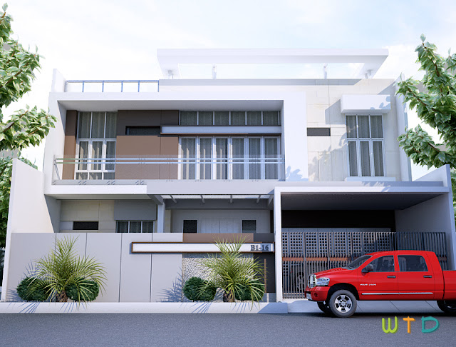 Bangun Rancang Rumah Tinggal Villa Citra Lampung