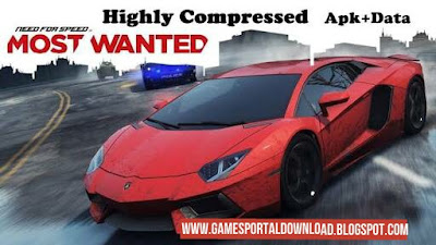 Need For Speed : Most Wanted Apk+Data 450MB Highly Compressed