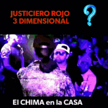 JUSTICIERO ROJO 3 DIMENSIONAL
