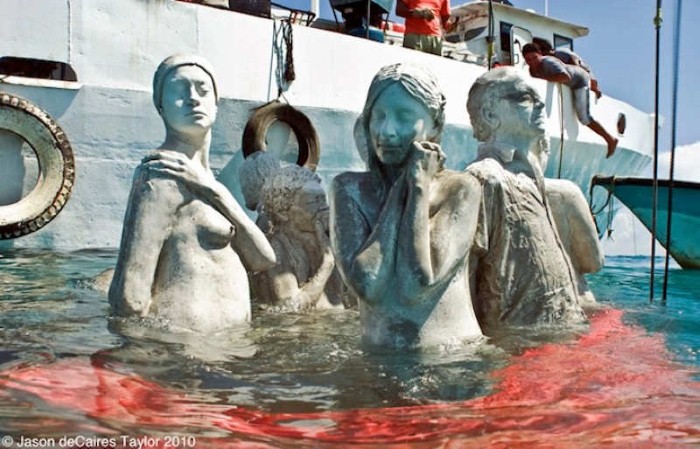 Подводный музей. Jason deCaires Taylor 8 Подводный музей. Jason deCaires Taylor 7