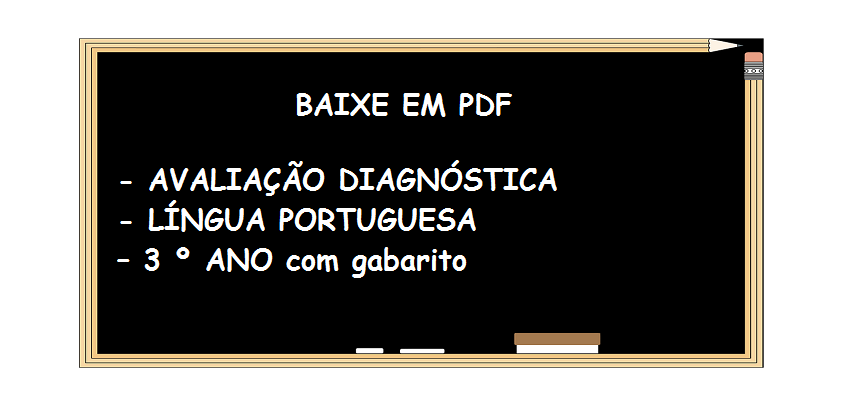 Avaliação Diagnóstica para o 3º Ano de Português