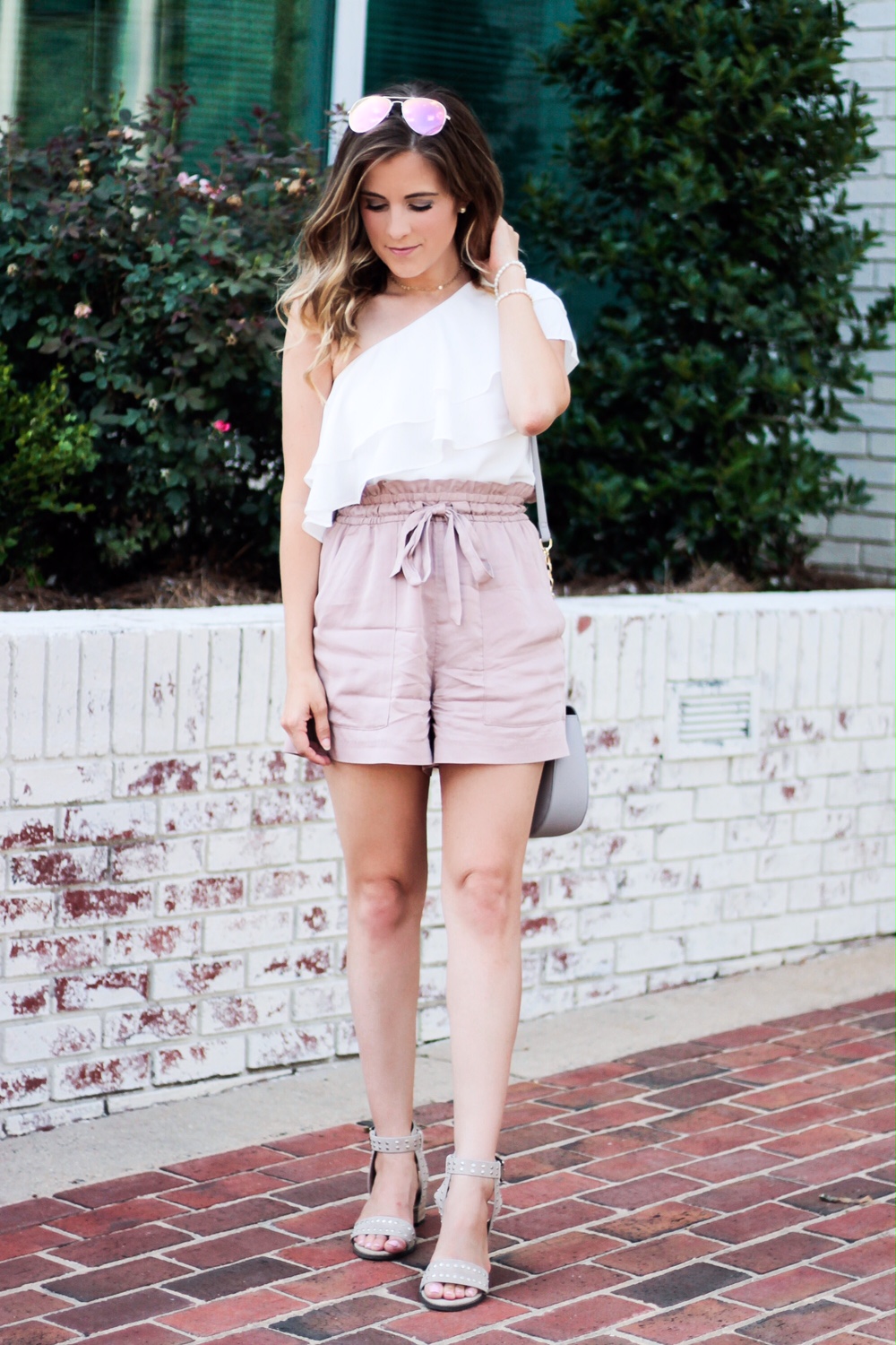 These HighWaisted Tie Shorts are Perfect... The Dainty Darling