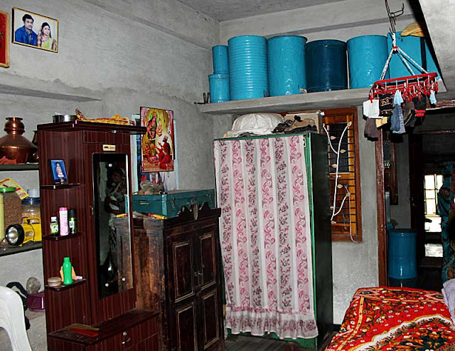 bedroom in rural home