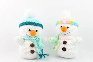 PATRON GRATIS MUÑECO DE NIEVE AMIGURUMI 35460