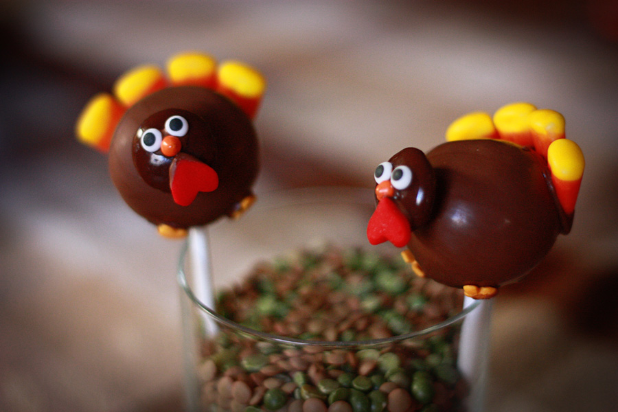 love and butter: turkey cake pops