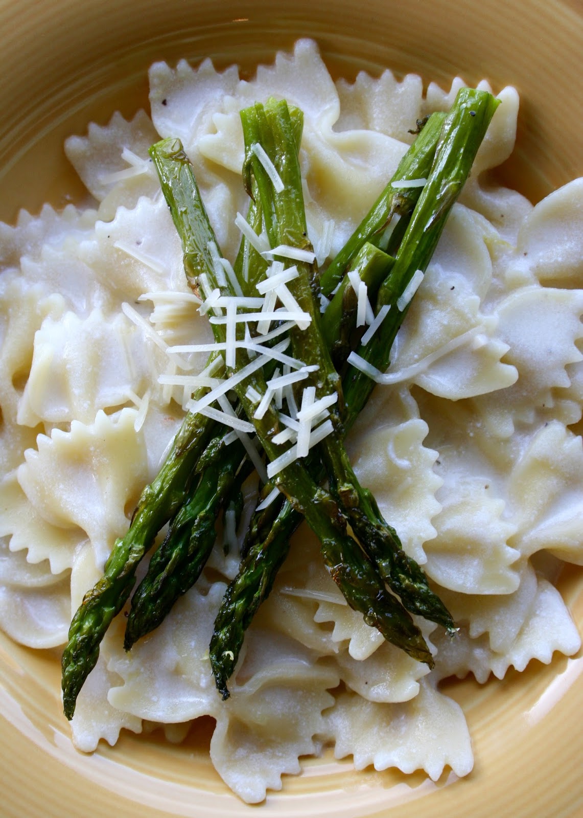 Roasted Asparagus and Lemon Pasta