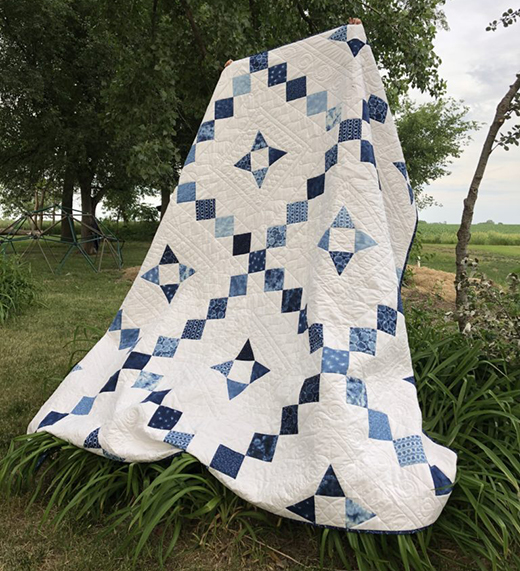 Singing the Blues Quilt Free Tutorial