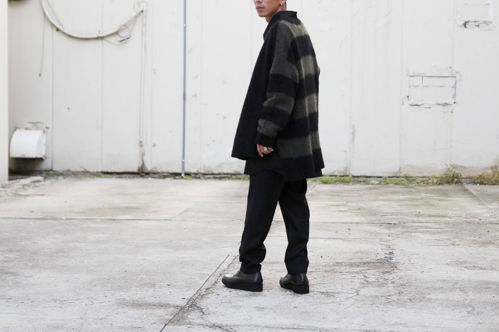 LAD MUSICIAN モヘアニットカーディガン - modasty-fashion.co.il