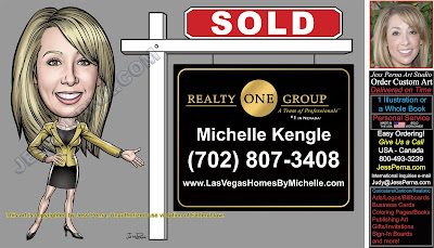 Realty One Group Caricature Cartoon Ad