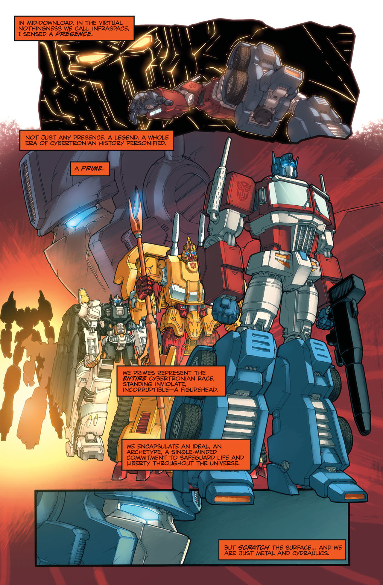 Read online Transformers Spotlight: Optimus Prime comic -  Issue # Full - 6