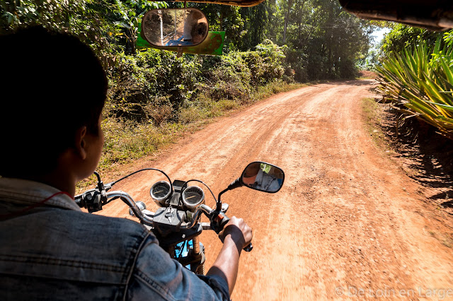 Route vers Sadan Cave - Région de Hpa An - Myanmar Birmanie