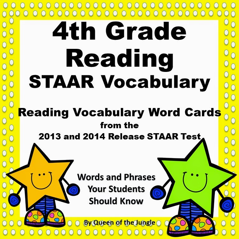 https://www.teacherspayteachers.com/Product/STAAR-Reading-Vocabulary-4th-Grade-1680723
