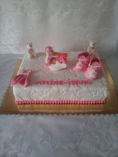 Tort pentru botez fetita