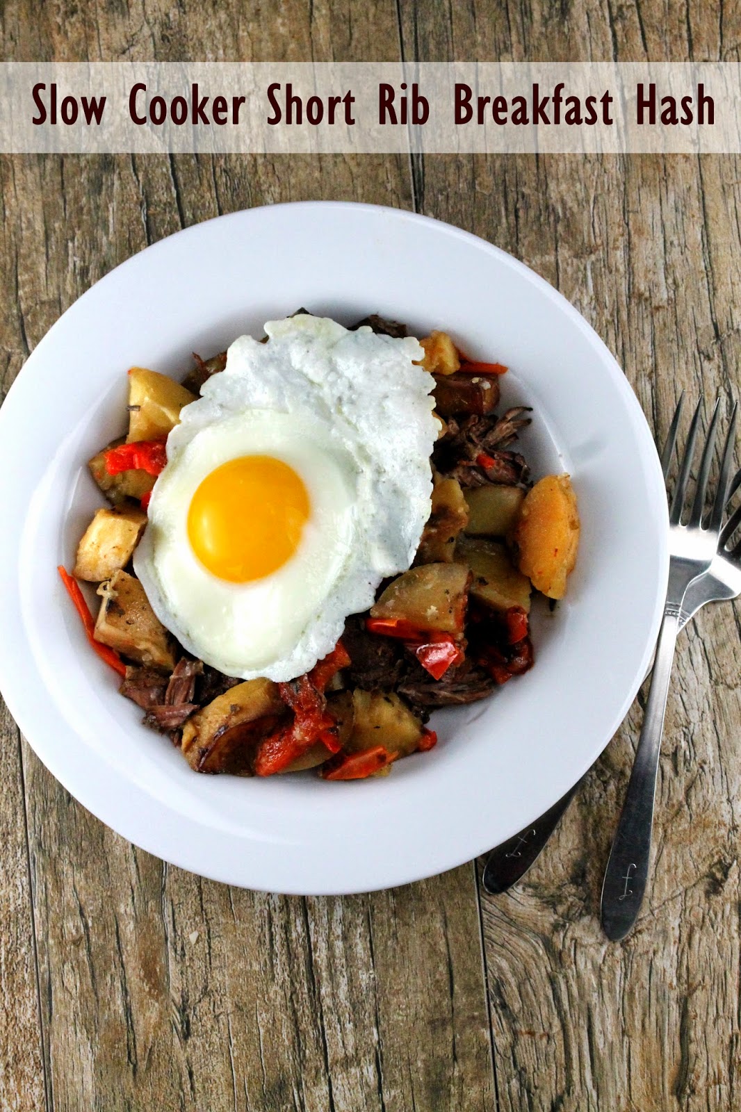 Slow Cooker Overnight Short Rib Breakfast Hash