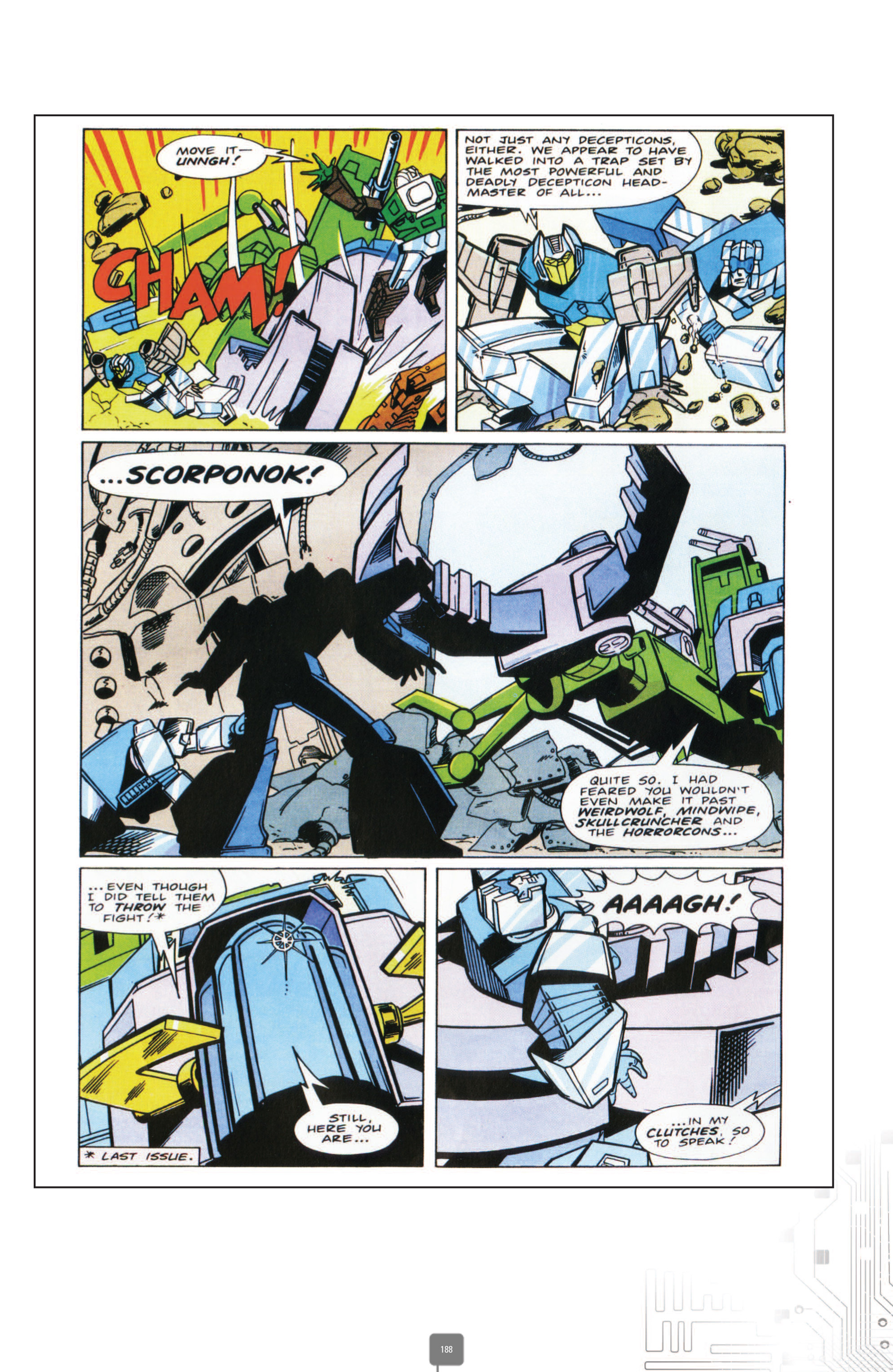 Read online The Transformers Classics UK comic -  Issue # TPB 4 - 188