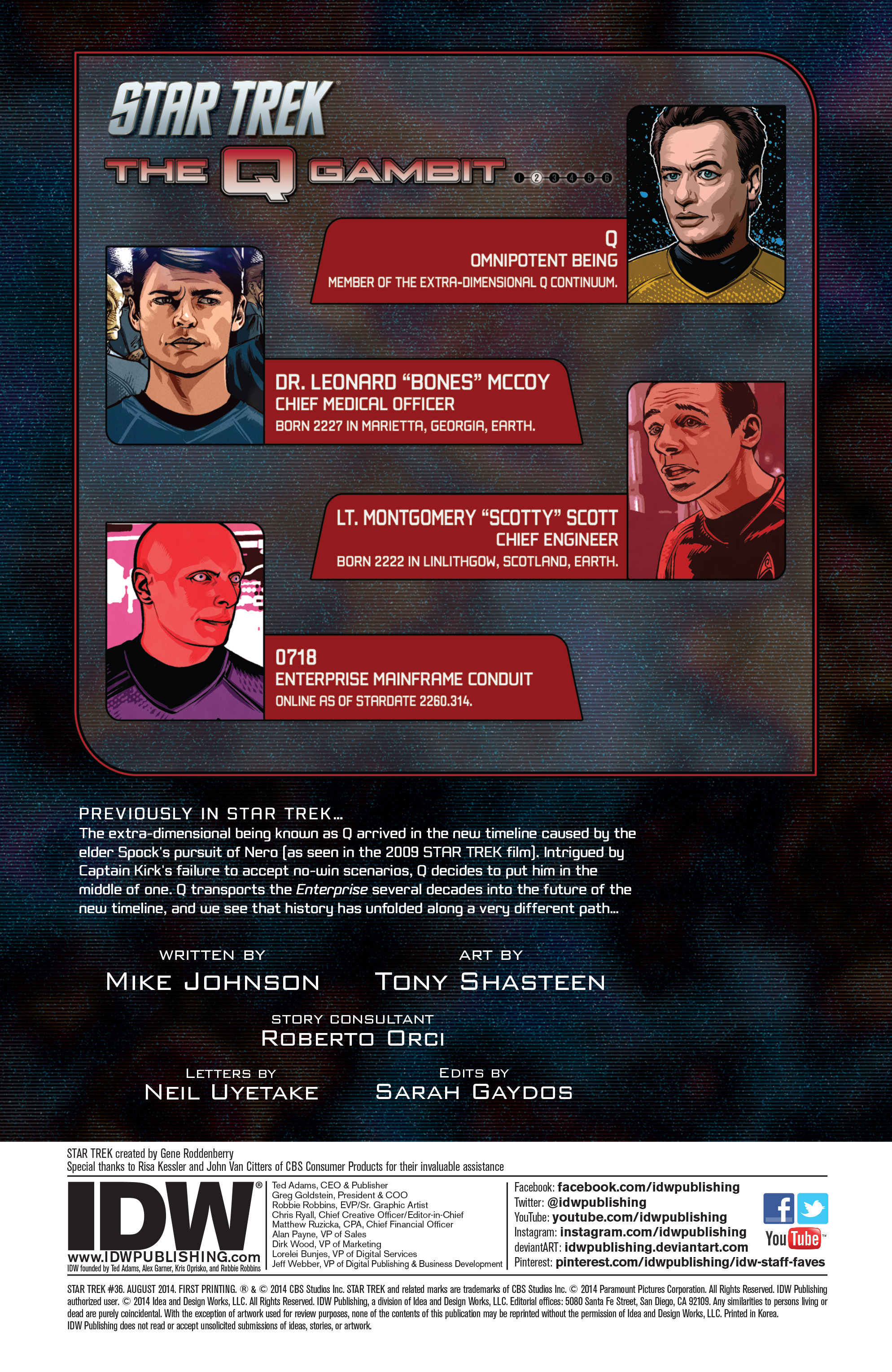 Read online Star Trek (2011) comic -  Issue #36 - 2