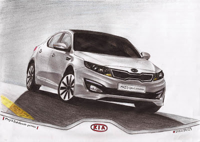 Panzen خطوات رسم السيارات مع ماجد باحشوان شرح بالصور اكثر من سياره طريقته وأدوآته