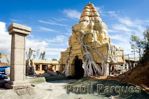 Construcción de Angkor vista principal