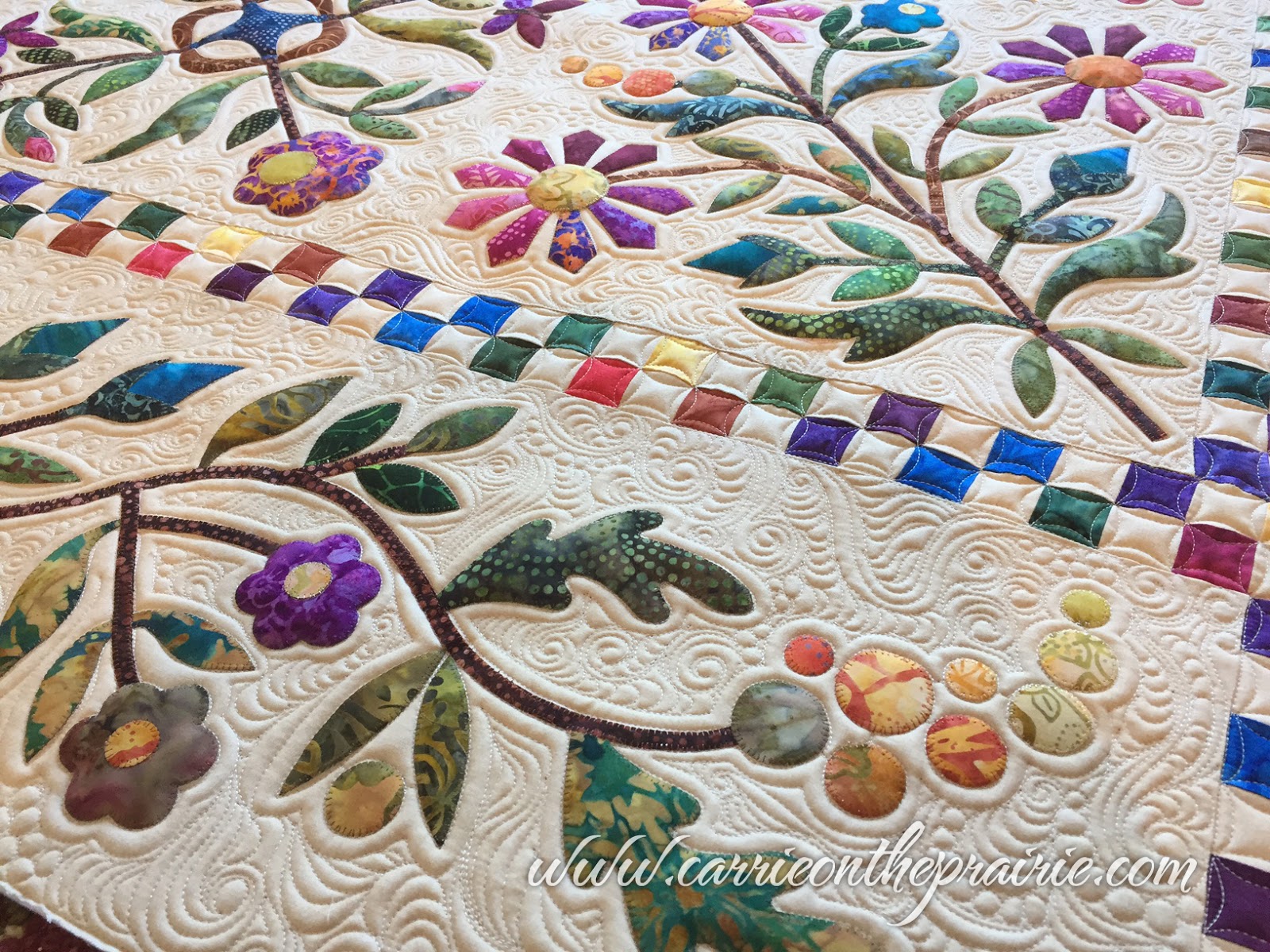 How to quilt embroidery on quilts - APQS