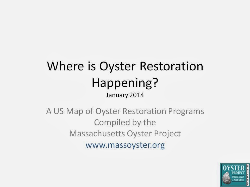 National Maps of Oyster Restoration