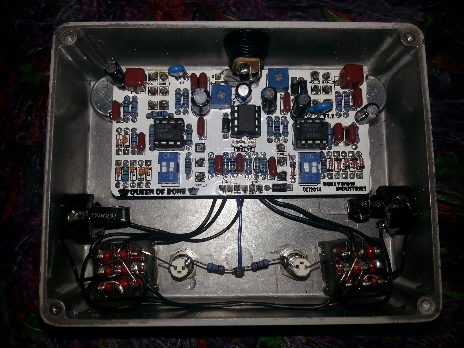 DIY Guitar Pedal Blog: King of Tone Overdrive (Queen of Bone)