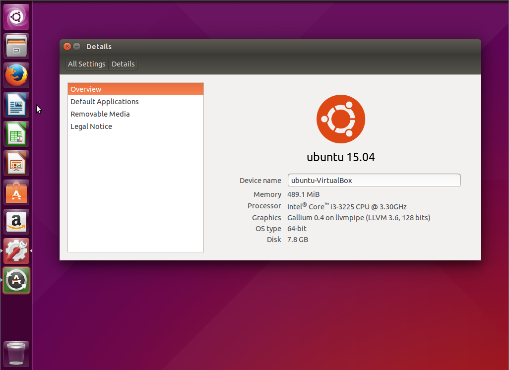Ubuntu 15.3. Где находится убуснур. Где в Linux находится громкость.