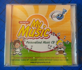 Sing My Name personalised children's music CD