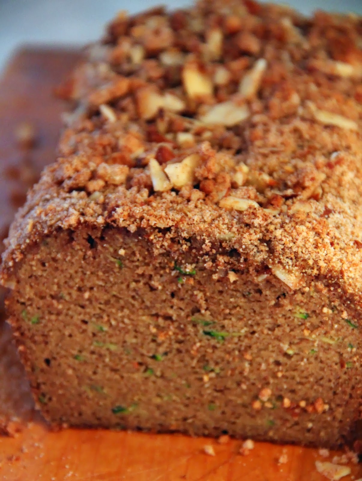 Jo and Sue Zucchini Streusel Bread (Gluten Free, Dairy Free)