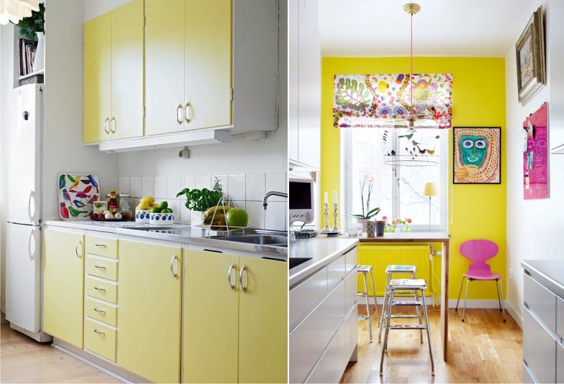 5 Tip Dan Foto Untuk Inspirasi Warna Kuning Ruangan Dapur Perlu Diingat Dengan Paparan Yang Berkepanjangan Kelimpahan Warna Kuning Pada Desain Dapur Mulai Mengiritasi Dan Ban Karena Itu Lebih Baik Tidak