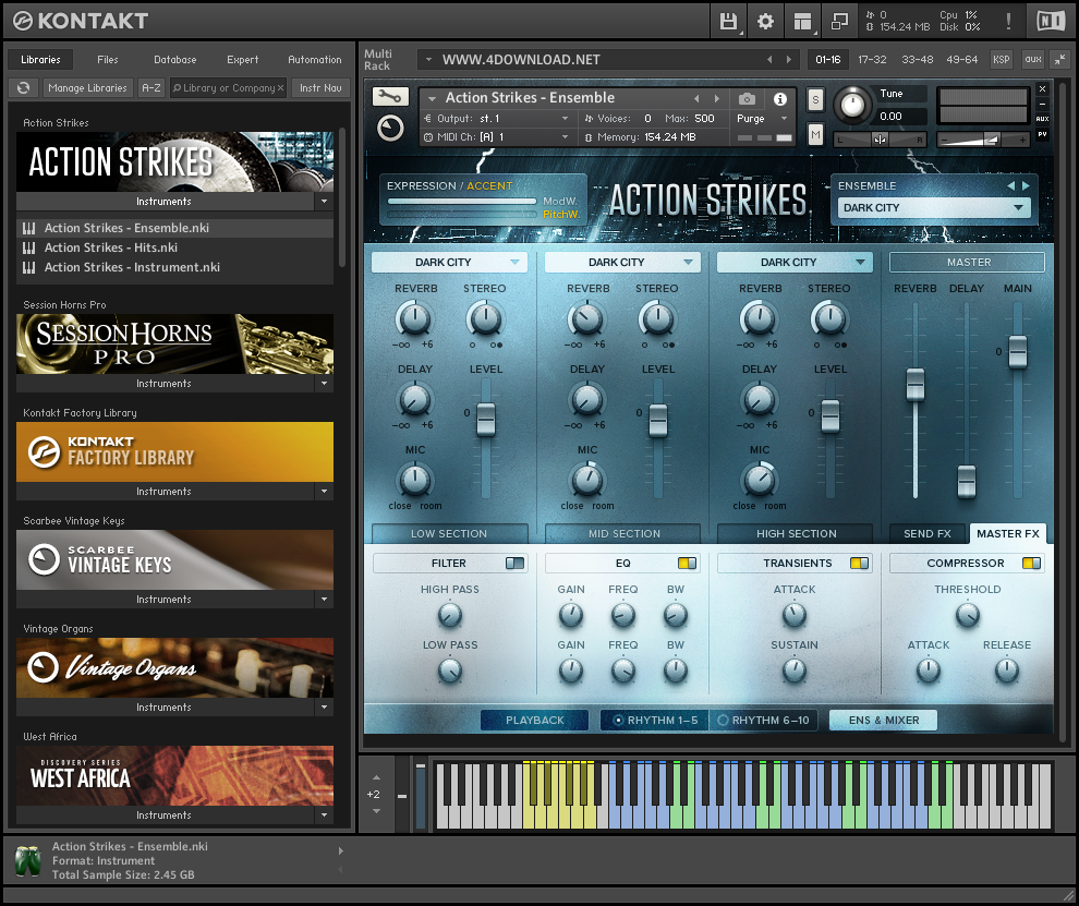 Action Strikes v1.2 KONTAKT Library Free download
