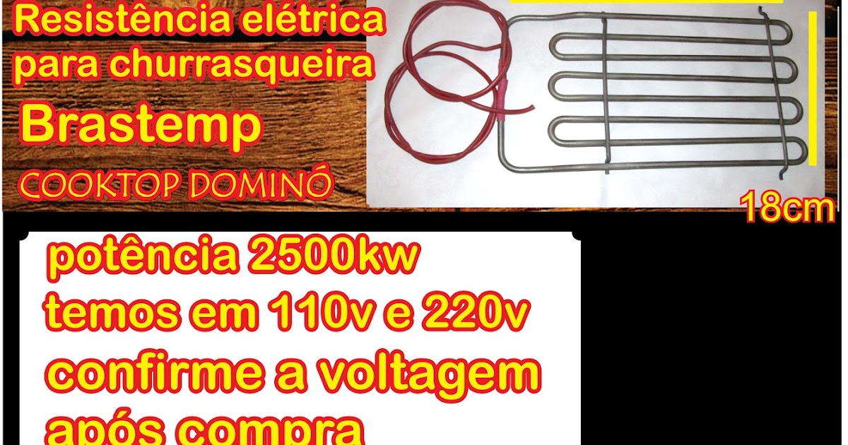 JCS resistencias elétricas resistencia eletrica churrasqueira cooktop