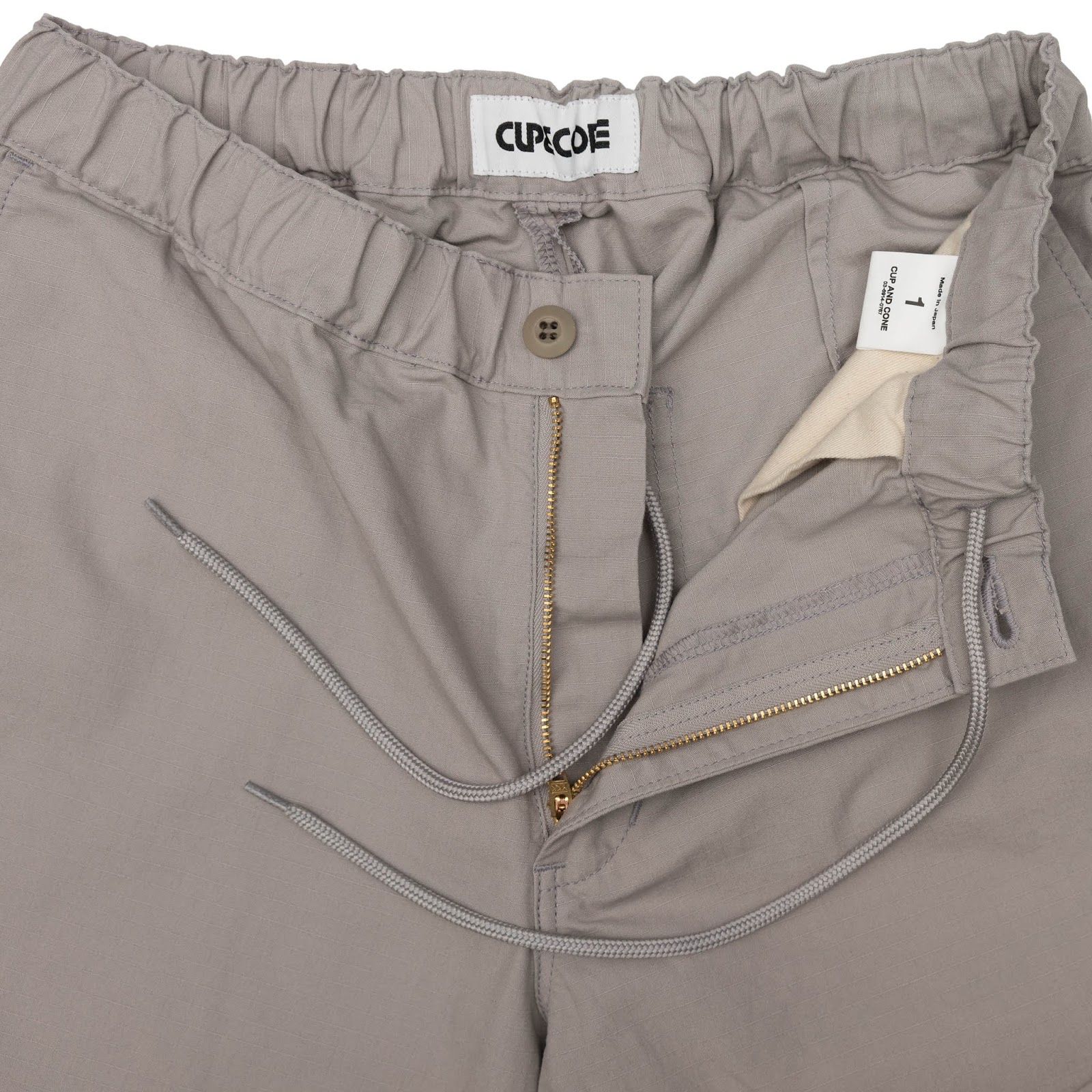 cup and cone cotton ripstop track pants-
