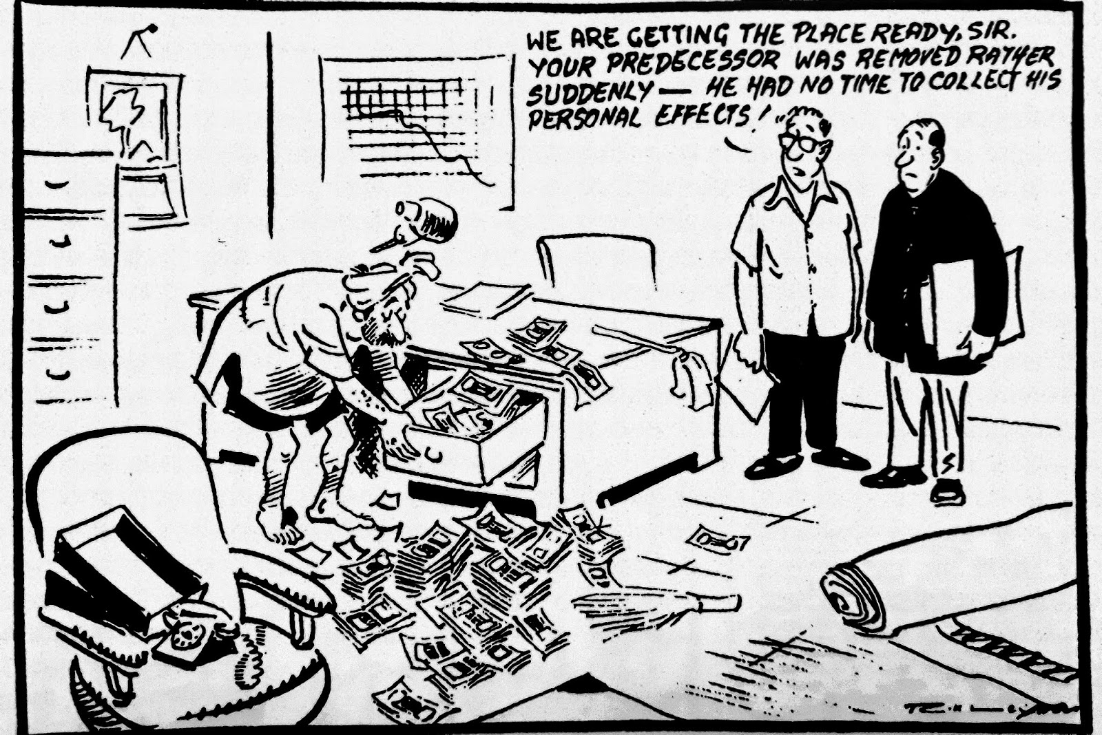 R.K. Laxman's Cartoons: Cartoons - During & After Emergency