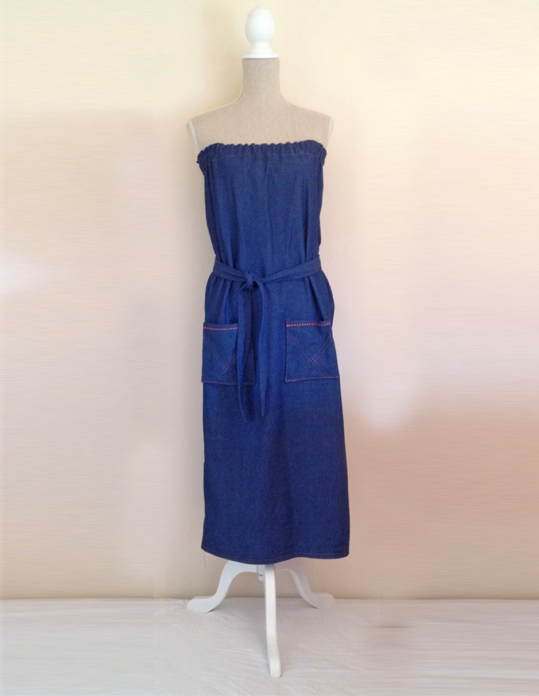 Sooz In The Shed... Denim Tube Dress free tutorial