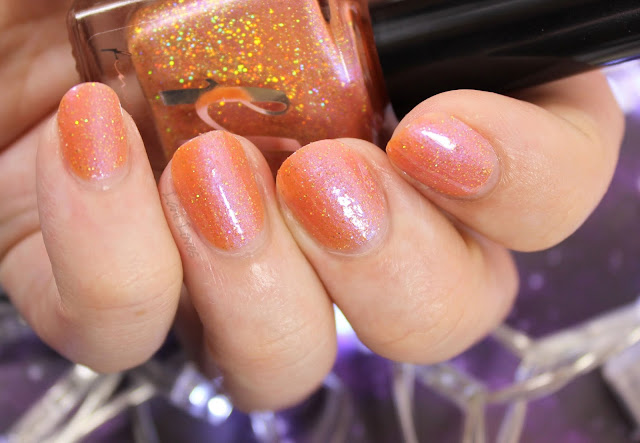 Femme Fatale Cosmetics Poisoned Peach Nail Polish Swatches & Review