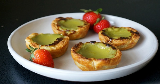 Matcha Portuguese Egg Tarts Recipe Matcha Portuguese Egg Tarts Recipe