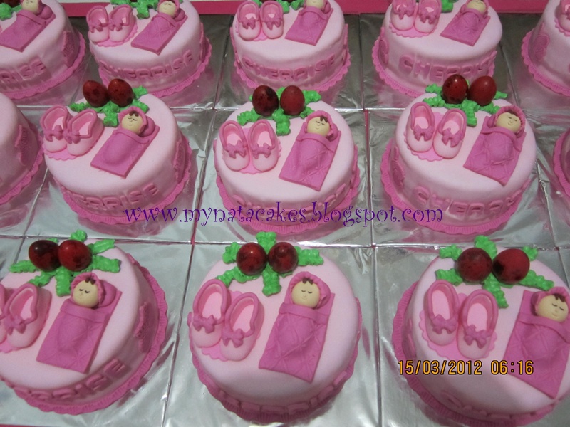 Mynata Cakes Baby one month cake / manye cake for Cherrise